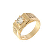 Anillos solitarios de Oro 14K para hombre.
