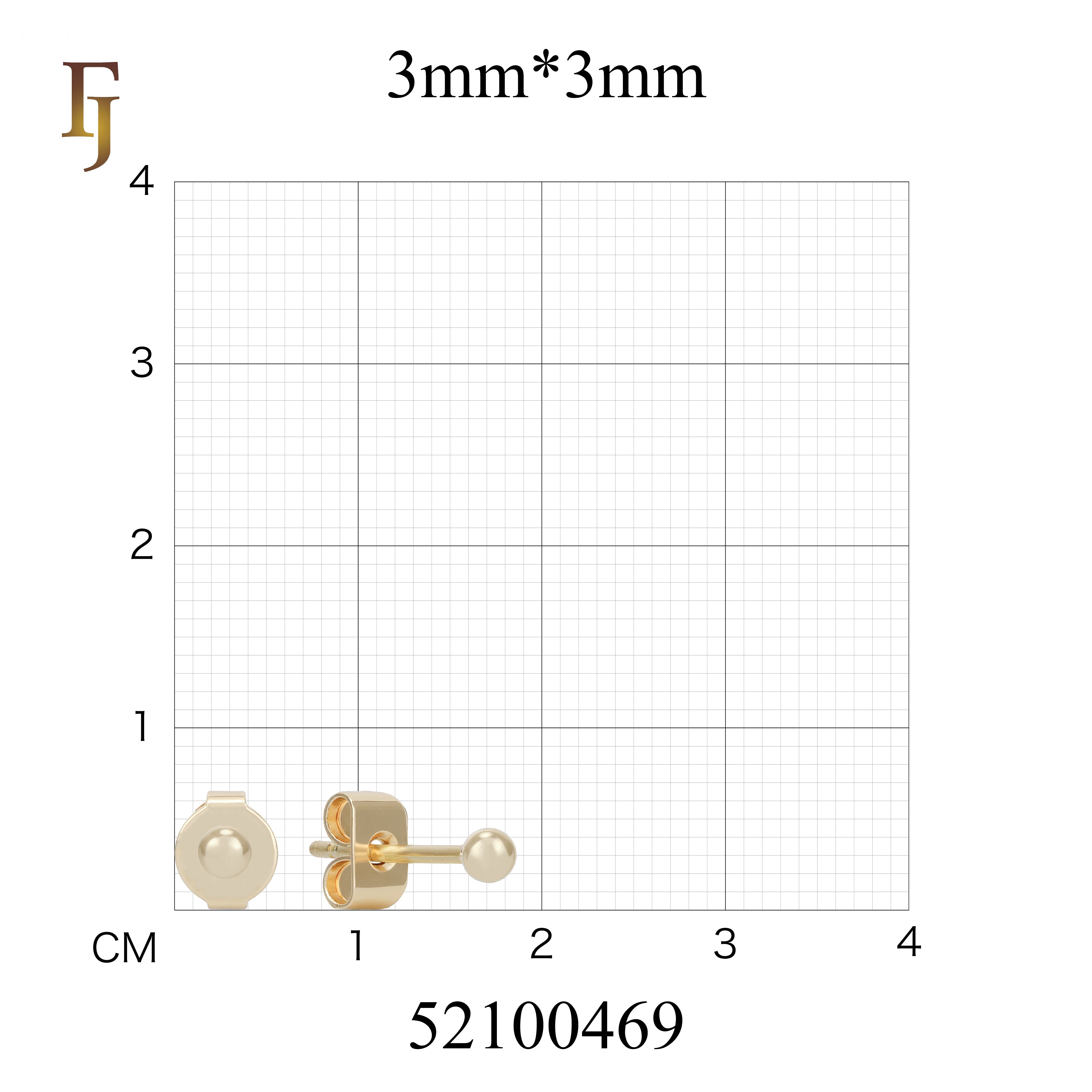 Minimalist Gold Plated Ball Stud Earrings for Daily Wear and Layered Ear Piercing Styles