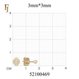 Minimalist Gold Plated Ball Stud Earrings for Daily Wear and Layered Ear Piercing Styles