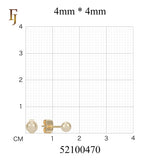Minimalist Gold Plated Ball Stud Earrings for Daily Wear and Layered Ear Piercing Styles