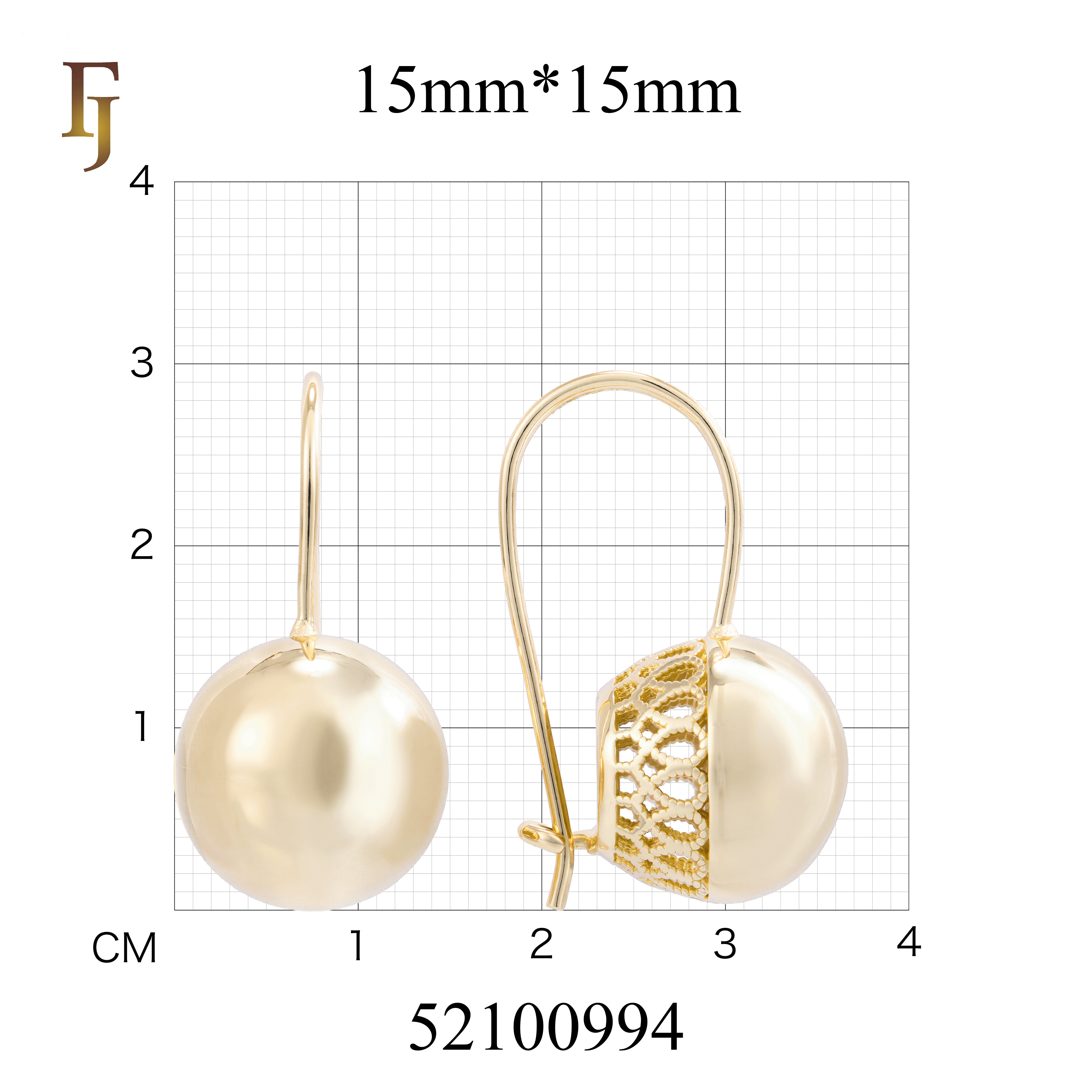 Pendientes de abalorios con gancho de alambre en Oro 14K, colores de baño de oro rosa.