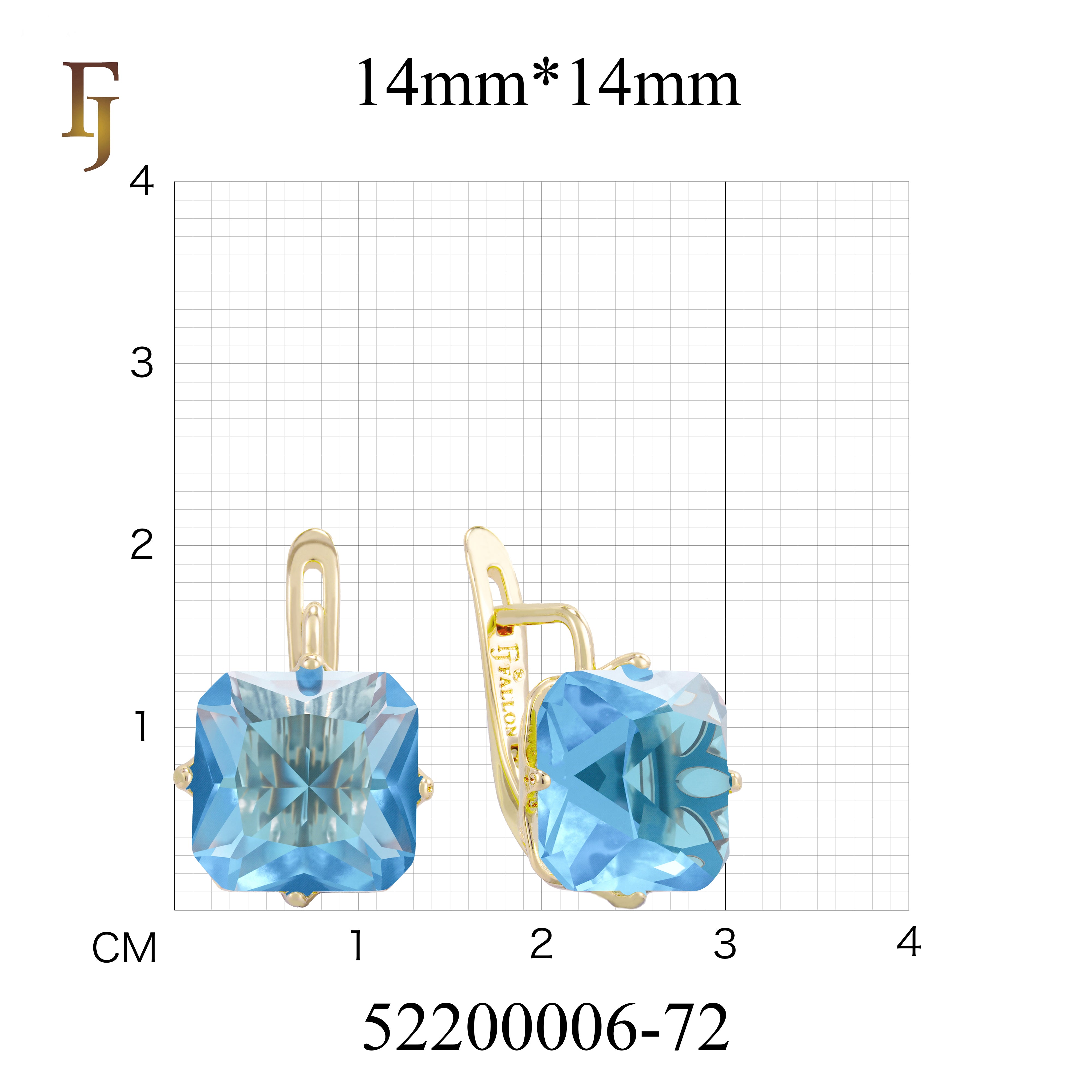 El tesoro de Ashlee: aretes de oro rosa de 14 quilates con circonitas cúbicas de colores y corte esmeralda en solitario.