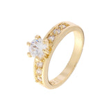 Stackable rings in 18K Gold, 14K Gold plating colors