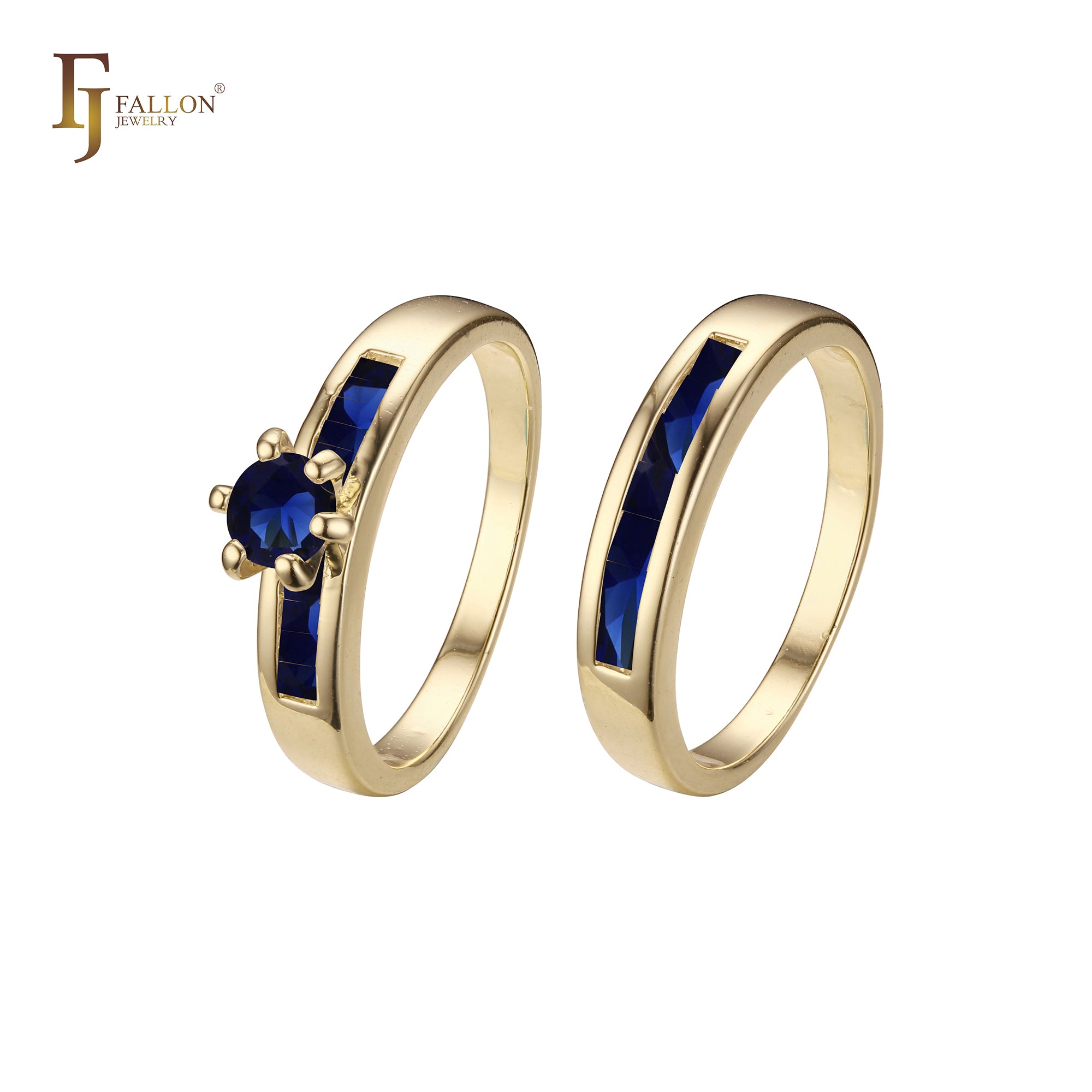 Anillos apilables en colores Oro 18K, Oro Blanco, Baño Oro 14K
