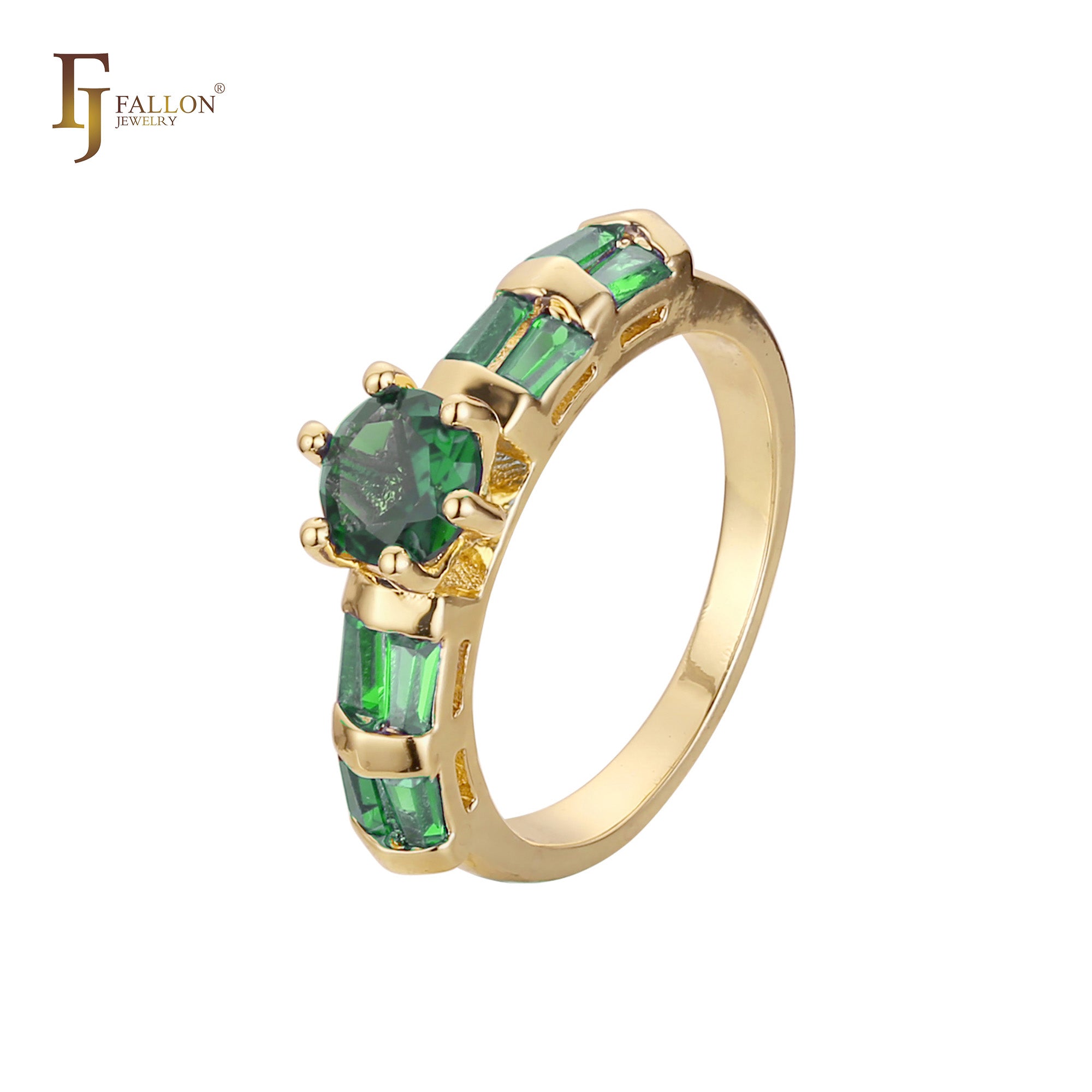 Ultra-luxuri?se Halo-Ringe mit wei?em Zirkonia, plattiert mit 14 Karat Gold