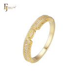 Anéis empilháveis de ouro 14K