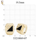 14K ゴールド、ローズゴールド メッキ色のメンズ リング