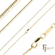 Cadenas Serpiente finas enchapadas en Oro 14K, Oro Rosa