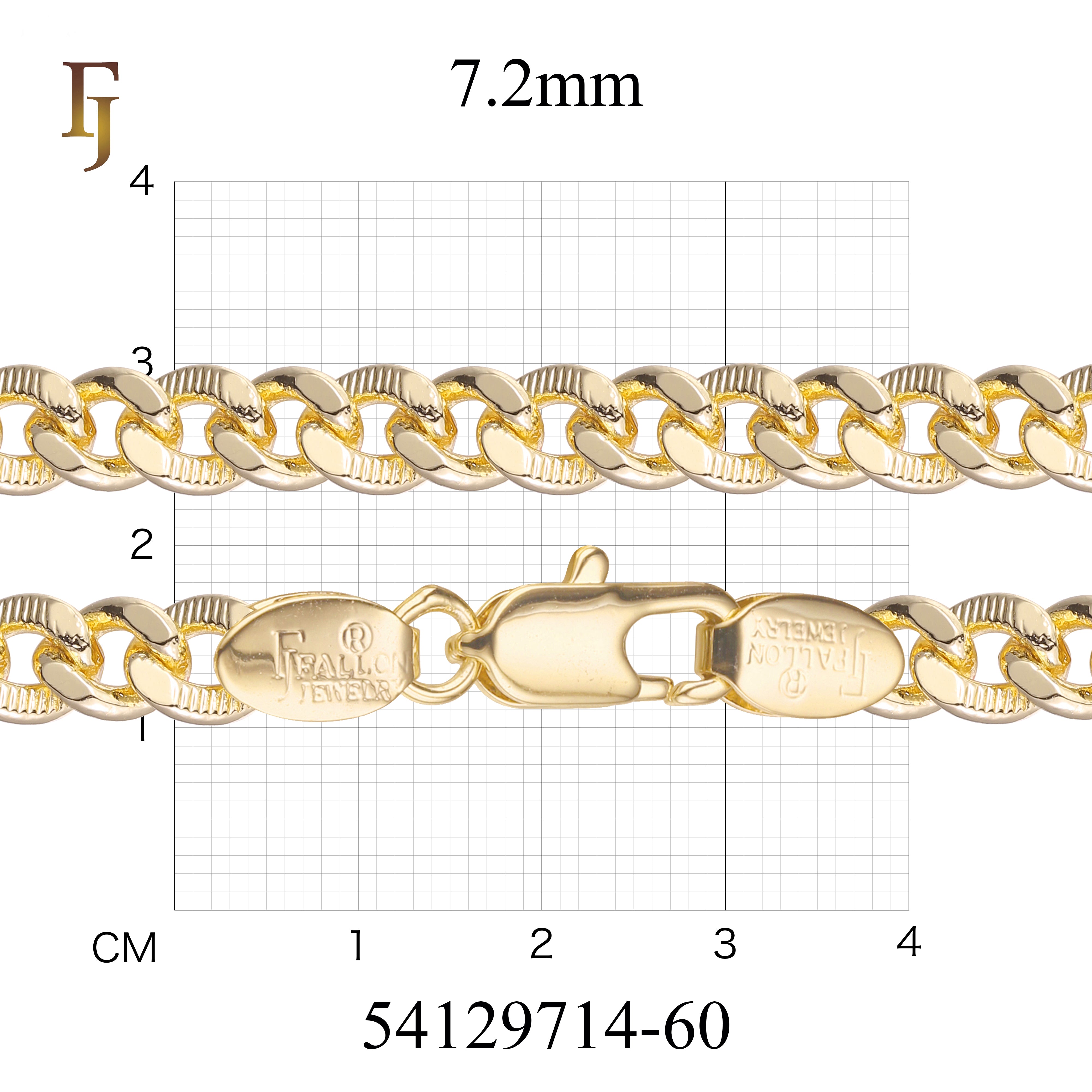 Cadenas martilladas de flanco cubano estilo Miami chapadas en Oro 14K, oro rosa