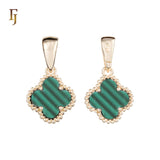 Подвеска Lucky Colorful Clover из розового золота, золота 14 карат и белого золота