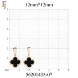 Подвеска Lucky Colorful Clover из розового золота, золота 14 карат и белого золота