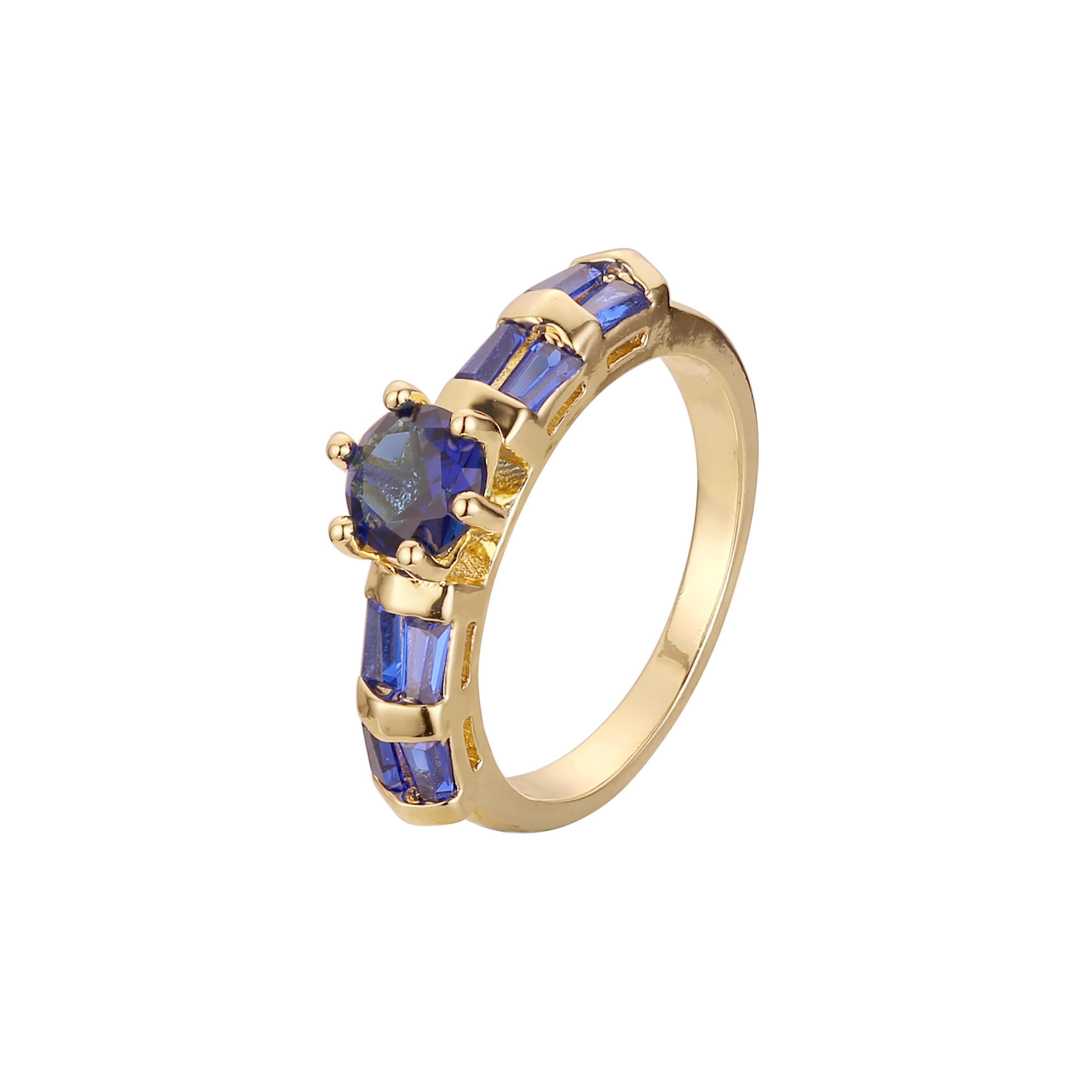 Ultra-luxuri?se Halo-Ringe mit wei?em Zirkonia, plattiert mit 14 Karat Gold