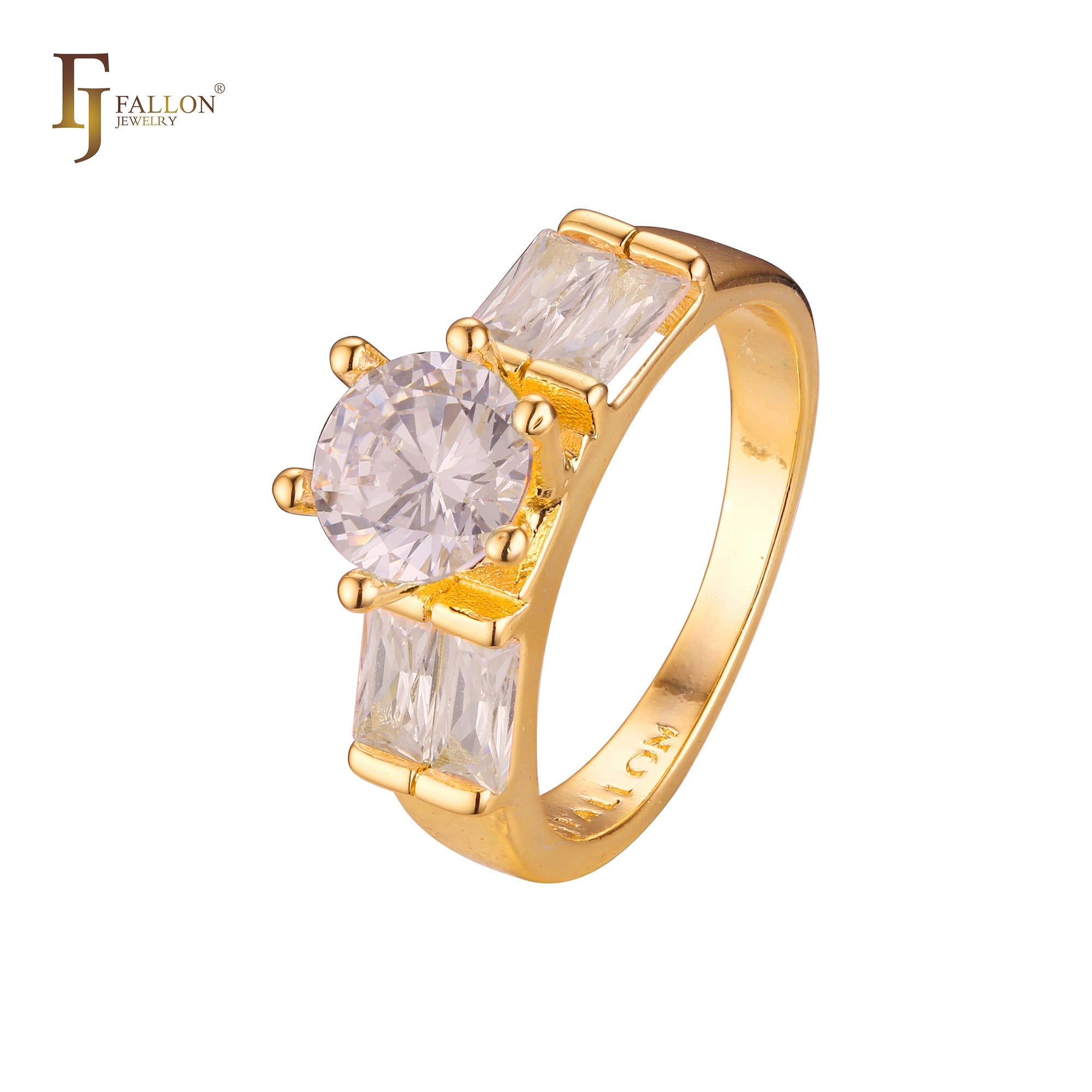 Stapelbare Ringe aus 18-kar?tigem Gold, Wei?gold und 14-kar?tiger Vergoldung