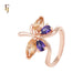 30-Light Purple Blue/Red 19mm