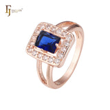 Zweireihige Ringe aus Ros¨¦gold mit Pflastersteinen