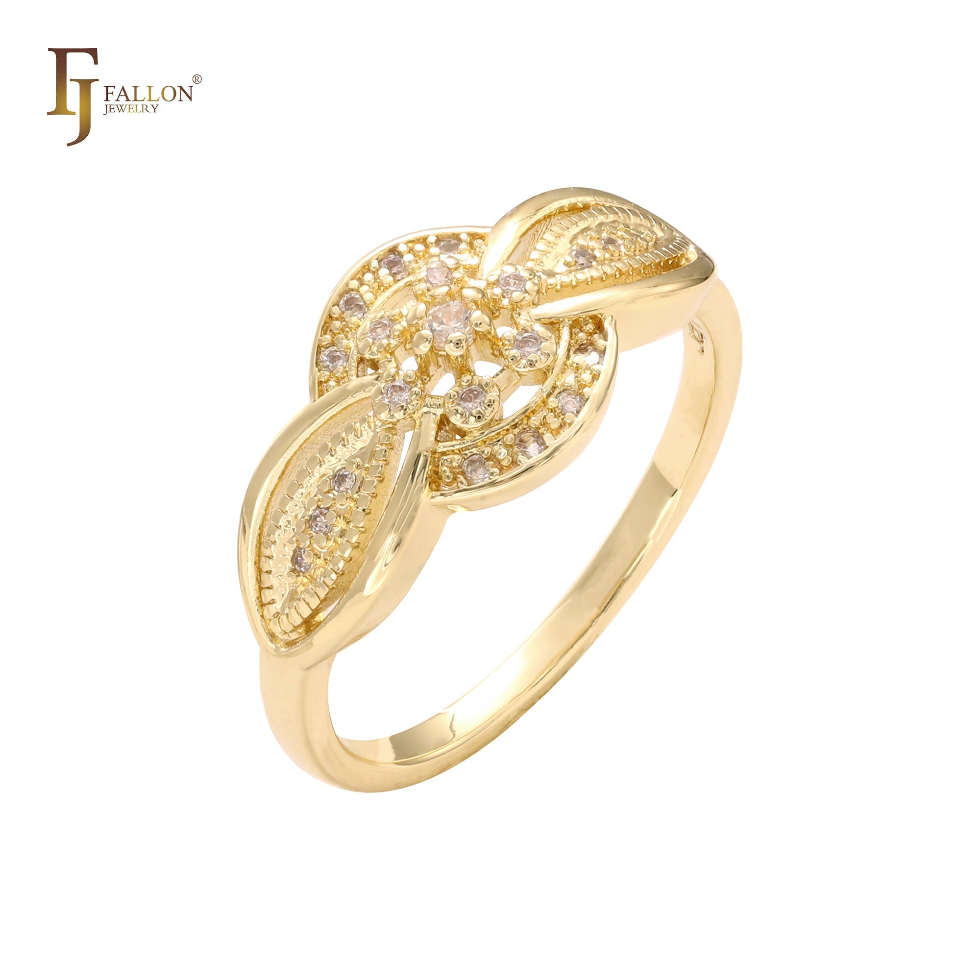 Модные кольца из золота 14 карат