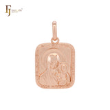 Zweifarbiger Anh?nger aus Ros¨¦gold