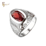Anillos solitarios de oro rosa