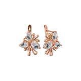 Pendientes de oro rosa