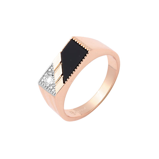 Men's rings in 14K Gold, Rose Gold two tone plating colors