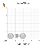 Minimalist Gold Plated Ball Stud Earrings for Daily Wear and Layered Ear Piercing Styles