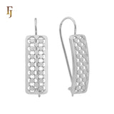 Серьги-крючки из Красное золото 585 пробы