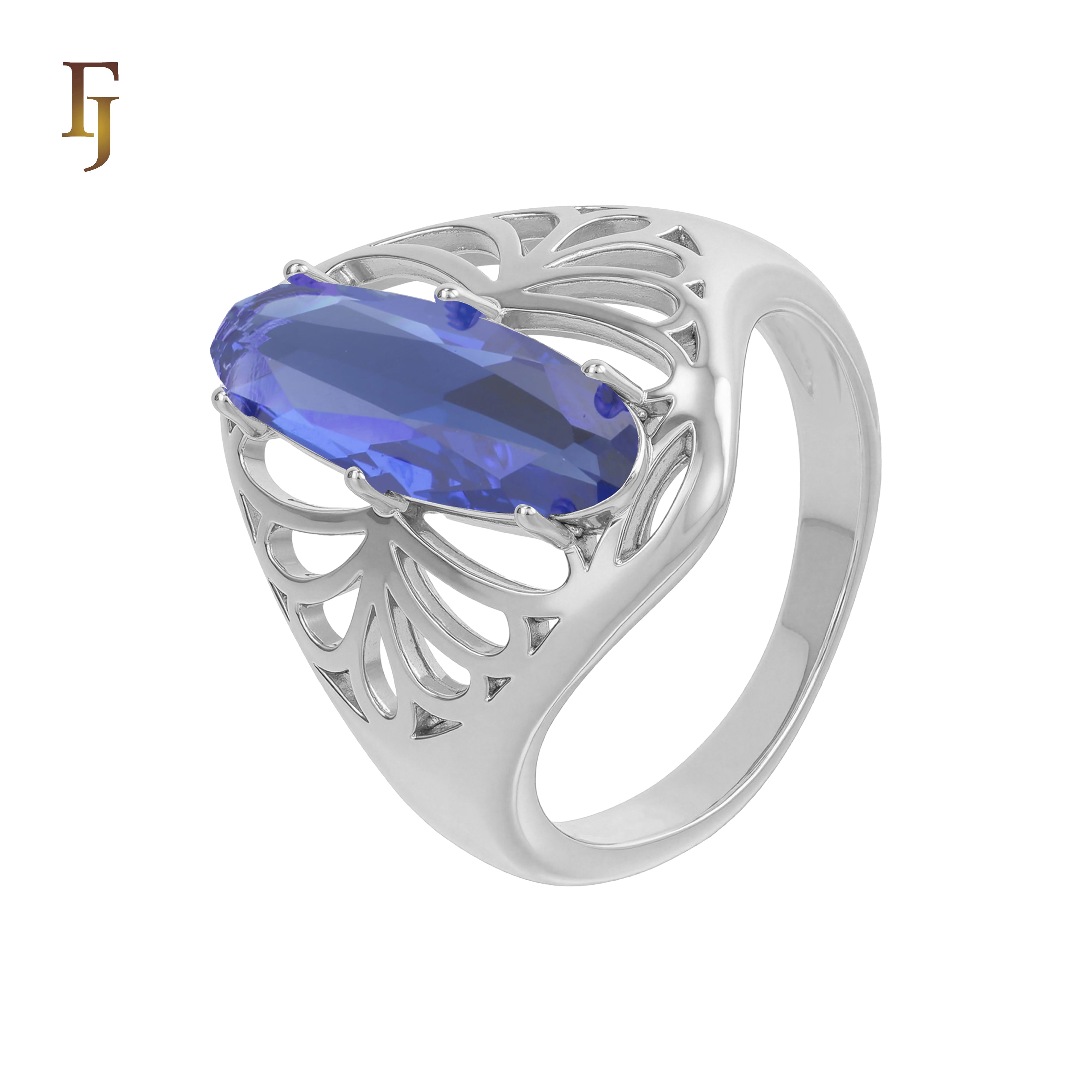 Anillos de piedra ovalada con solitario de oro rosa