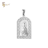 Saint Matrona Nikonova pendant plated in Rose Gold