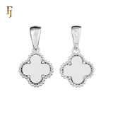 Подвеска Lucky Colorful Clover из розового золота, золота 14 карат и белого золота