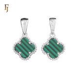 Подвеска Lucky Colorful Clover из розового золота, золота 14 карат и белого золота