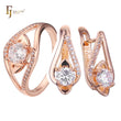 Rose Gold solitaire set