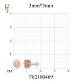 Minimalist Gold Plated Ball Stud Earrings for Daily Wear and Layered Ear Piercing Styles
