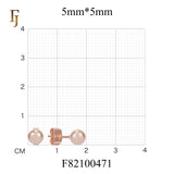 Minimalist Gold Plated Ball Stud Earrings for Daily Wear and Layered Ear Piercing Styles