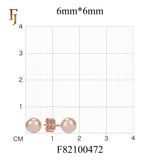 Minimalist Gold Plated Ball Stud Earrings for Daily Wear and Layered Ear Piercing Styles