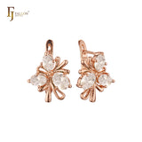 Pendientes de oro rosa