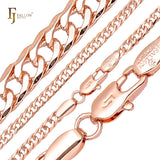 🔥 Double cuban link Rose Gold chains