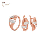 Rose Gold Jewelry Set with Rings