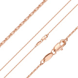 Ultra thin snail chains plated in 14K Gold