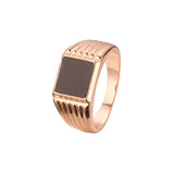 Anillos de hombre de oro rosa