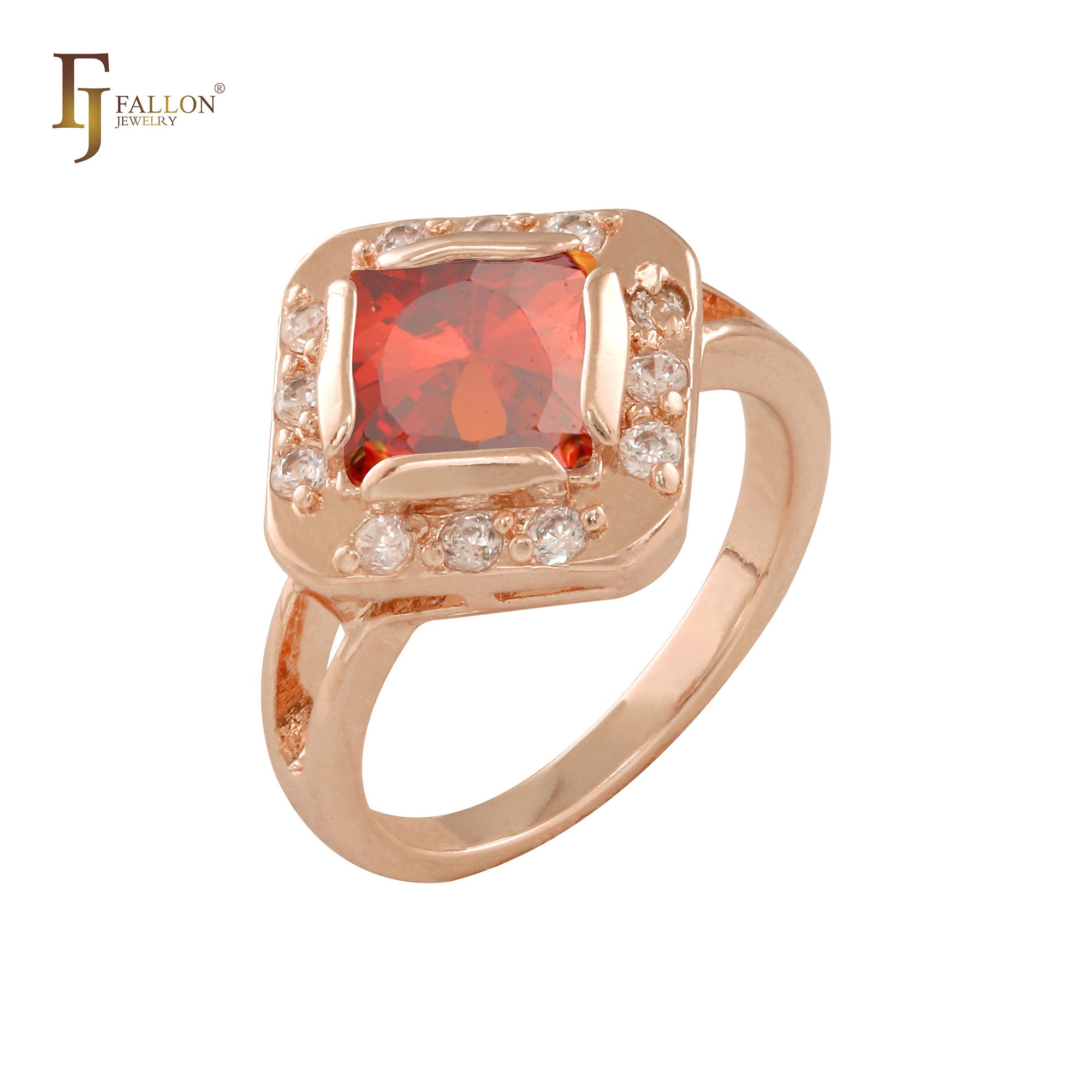 Halo-Ringe aus 18-karätigem Gold