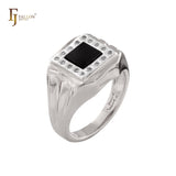 Anillos de oro blanco para hombre