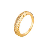 Stackable rings in 18K Gold, White Gold, 14K Gold plating colors