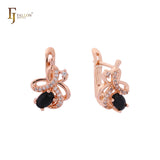 Pendientes de oro rosa