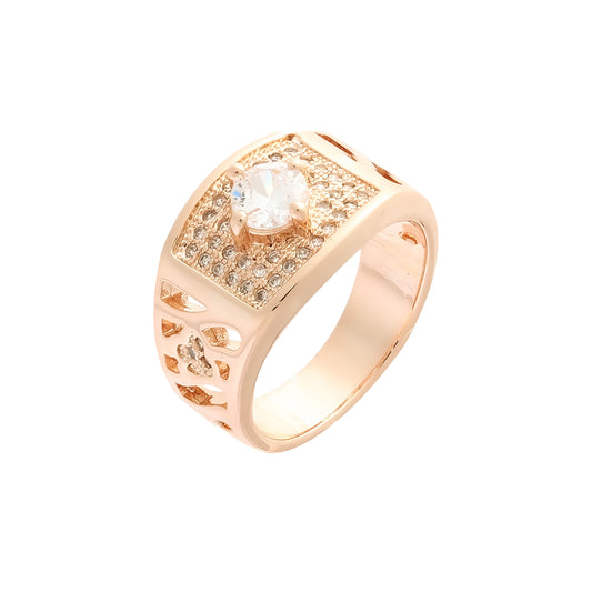 Anillos en Oro de 14K, baño de Oro Rosa colores
