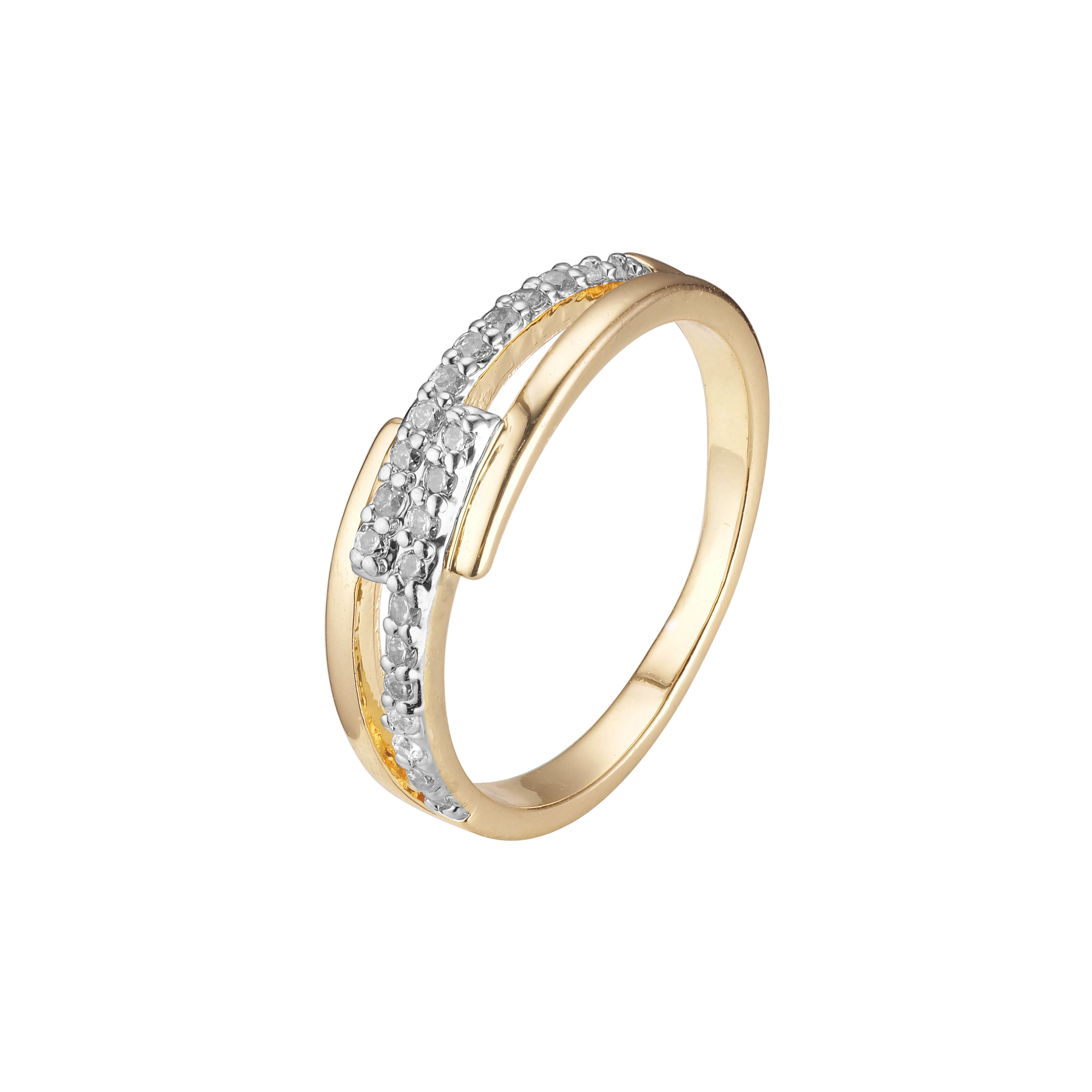 Anillos de boda en oro de 18 quilates, oro de 14 quilates, oro rosa, baño de dos tonos.