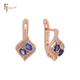 Pendientes de oro rosa