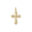 Eastern Orthodox Russian budded pendant in 14K Gold, Rose Gold two tone plating colors