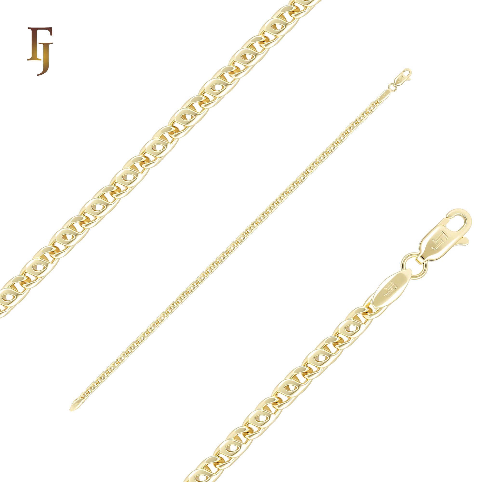 Marquise Horse eye hollow Snail Link Rose Gold Bracelets Chains