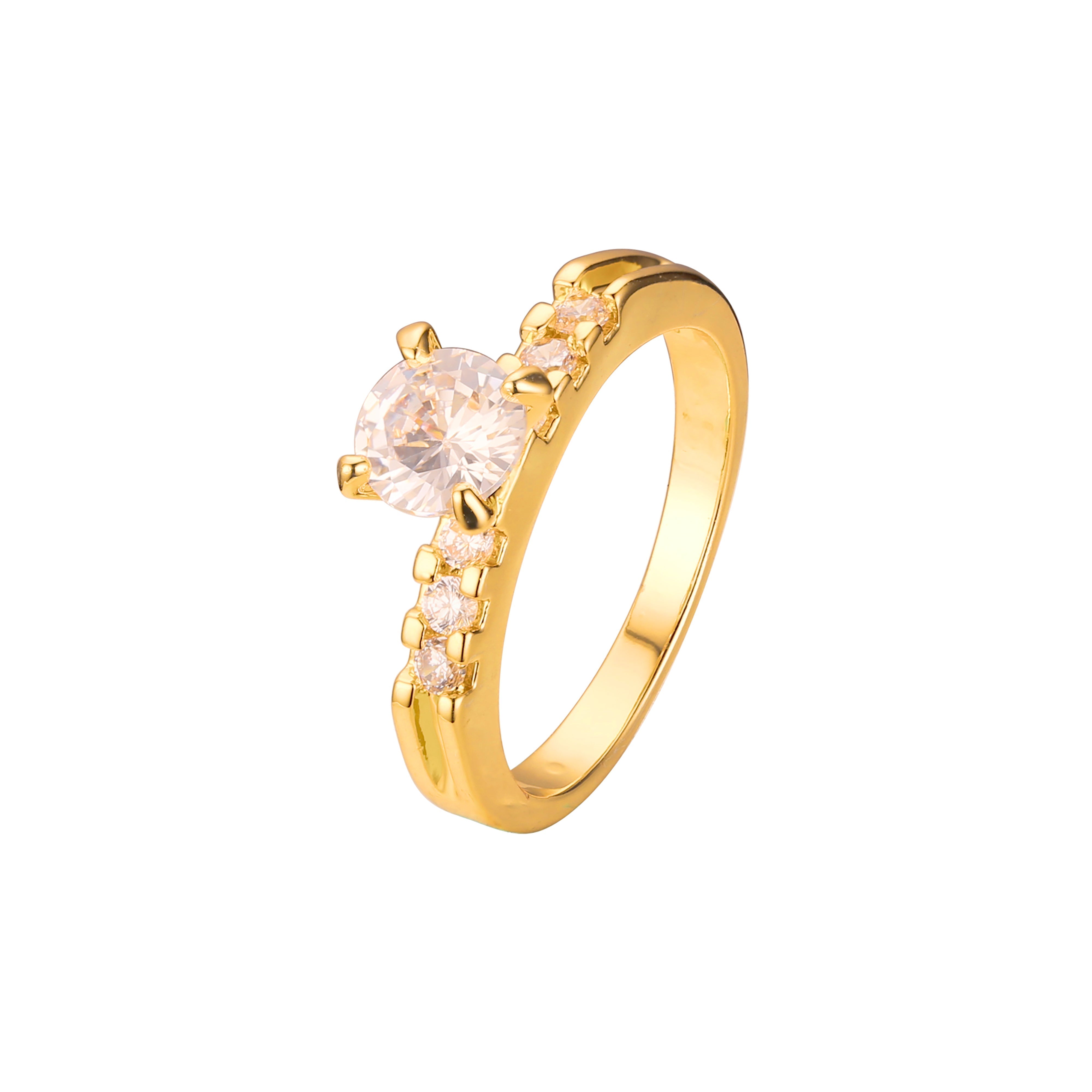 Anillos apilables en Oro de 18K, colores baño de Oro de 14K
