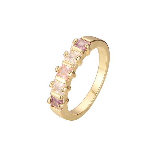 Anillos de adoquín de Oro 14K